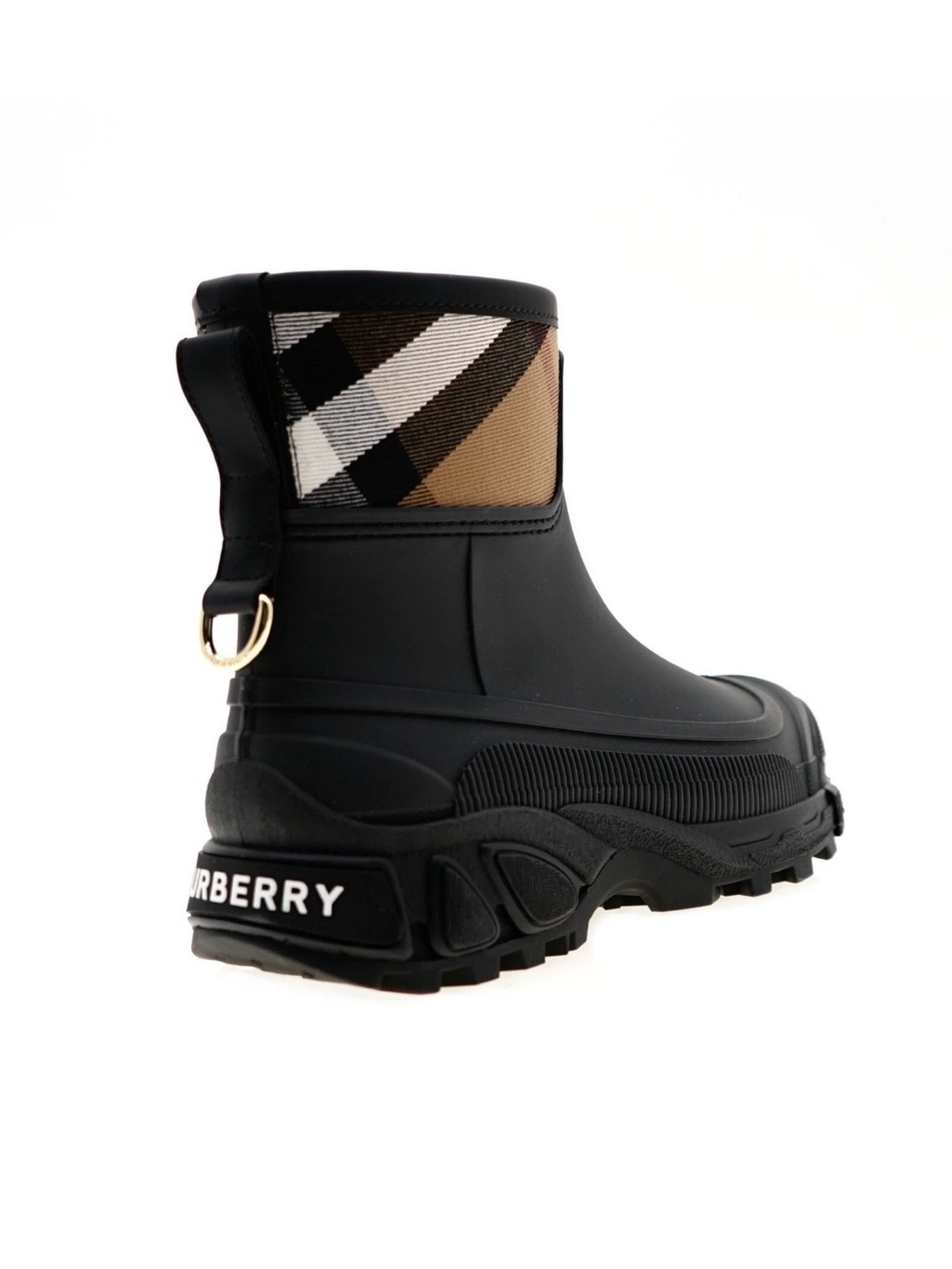 NIB Burberry Ryan Low Check Boots 37 - Picture 4 of 8